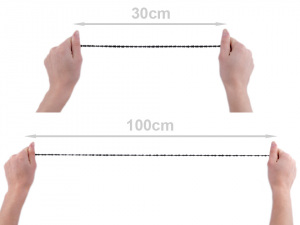 Ozdobná pruženka Ø5 mm kulatá