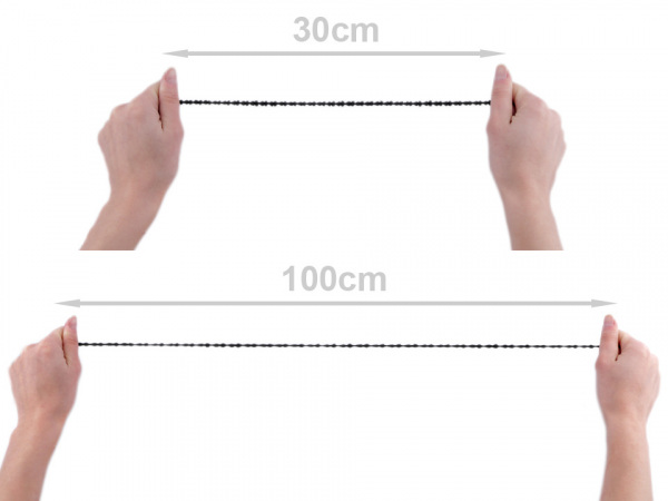 Ozdobná pruženka Ø5 mm kulatá