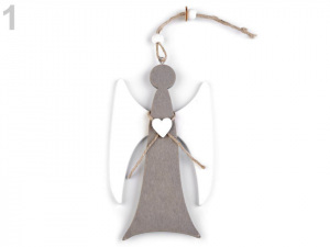 Dřevěný anděl k zavěšení