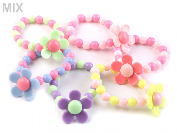 Dětský náramek s květem