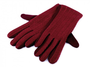 Dámské úpletové rukavice