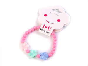 Dětský náramek s květy