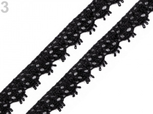 Bavlněná krajka paličkovaná šíře 13 mm