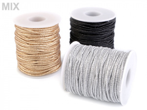 Kulatá pruženka lurexová Ø2 mm