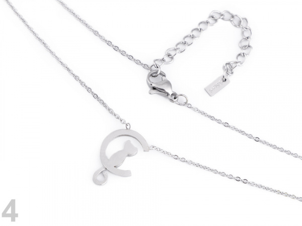 Náhrdelník z nerezové oceli strom života, kočka, srdce, jednorožec, baletka