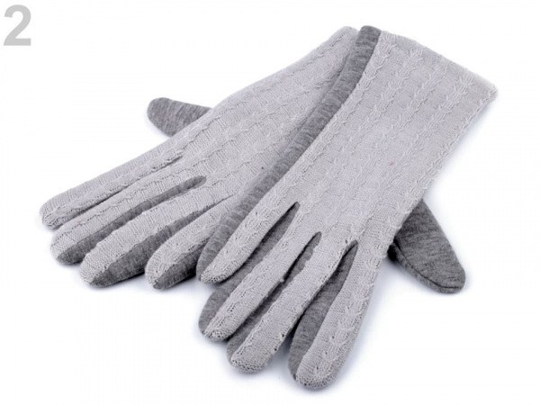 Dámské úpletové rukavice