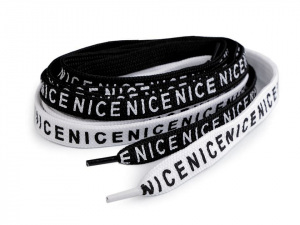 Oděvní šňůra s koncovkami do kapucí, vhodná i pro roušky, délka 130 cm