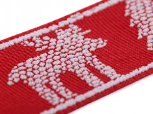 Stuha sob a stromeček s drátem šíře 25 mm