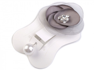 Ozdobný špendlík květ a perla