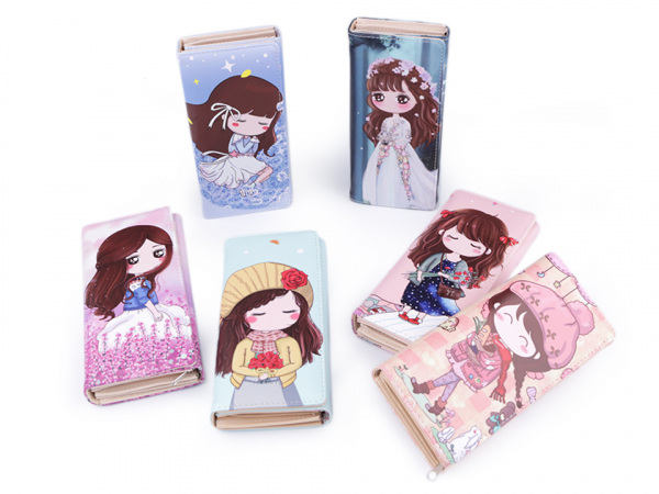 Dámská / dívčí peněženka 9x18 cm