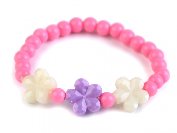 Dětský náramek s květy