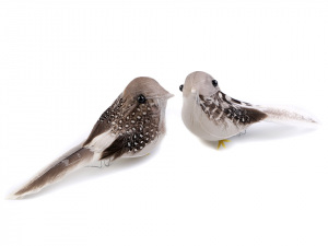 Dekorace ptáček s drátkem