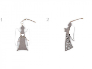 Dřevěný anděl k zavěšení