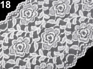 Elastická krajka / vsadka / běhoun šíře 16 cm