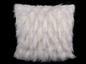 Chlupatý povlak na polštář 45x45 cm