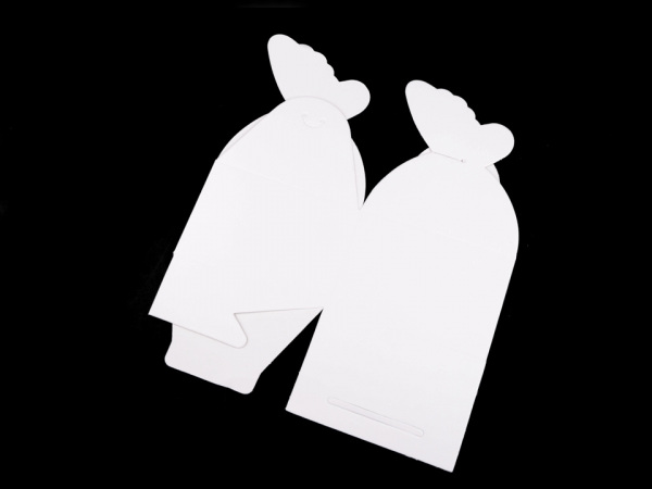 Papírová krabička s motýlem svatební