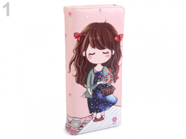 Dámská / dívčí peněženka 9x18 cm