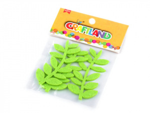 Filcové listy / větvička 30x60 mm velké