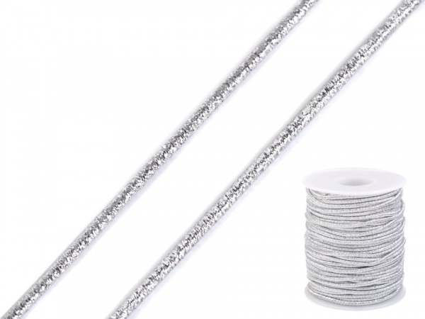 Kulatá pruženka lurexová Ø2 mm