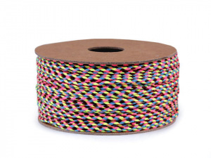Šňůrka / provázek splétaný Ø2 mm