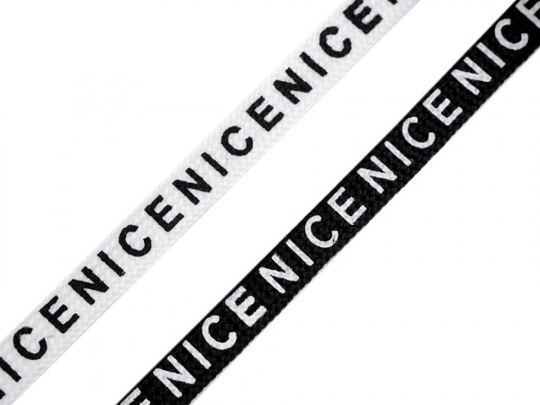 Oděvní šňůra s koncovkami do kapucí, vhodná i pro roušky, délka 130 cm