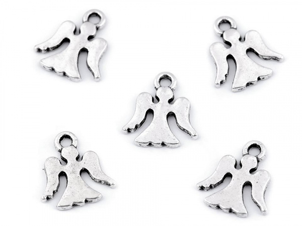 Přívěsek anděl 14x15 mm