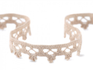 Bavlněná krajka paličkovaná šíře 12 mm