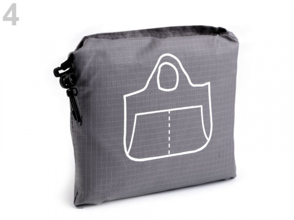Skládací nákupní taška 38x40 cm