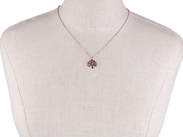 Náhrdelník z nerezové oceli strom života, kočka, srdce, jednorožec, baletka