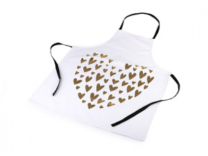 Kuchařská zástěra - srdce 55x69 cm