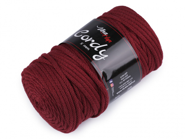 Provázková příze 100 m Cordy