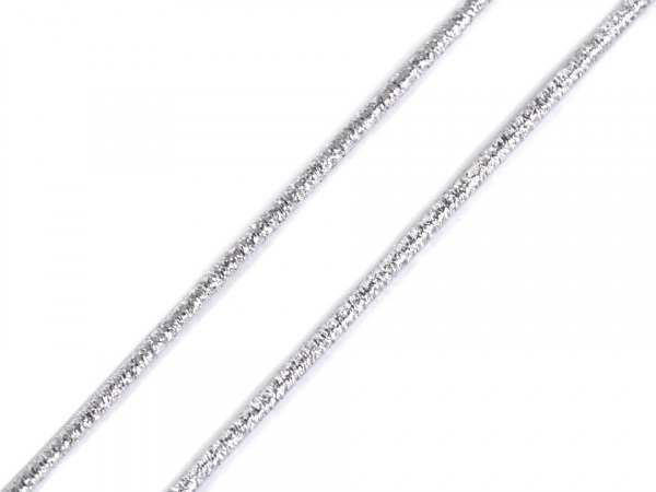 Kulatá pruženka lurexová Ø2 mm
