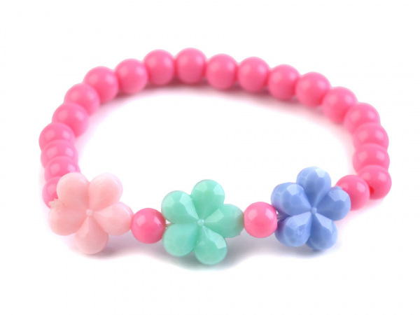 Dětský náramek s květy