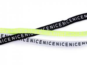 Oděvní šňůra s koncovkami do kapucí, vhodná i pro roušky, délka 130 cm