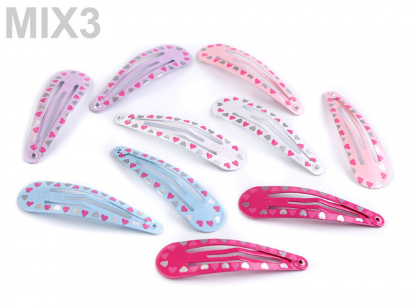 Sponka do vlasů pukačka motýlci, květy