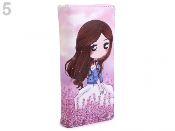 Dámská / dívčí peněženka 9x18 cm