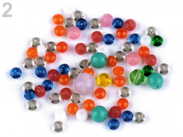 Skleněné korálky ramš