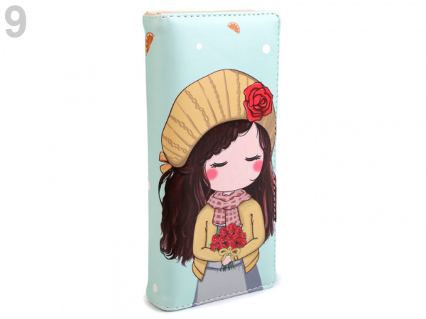 Dámská / dívčí peněženka 9x18 cm