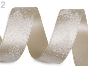 Vánoční stuha stromeček šíře 25 mm