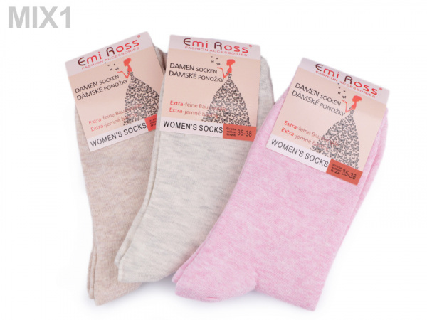 Dámské bavlněné ponožky Emi Ross