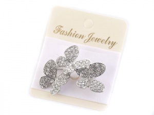 Brož / svatební ozdoba kytice - motýlci