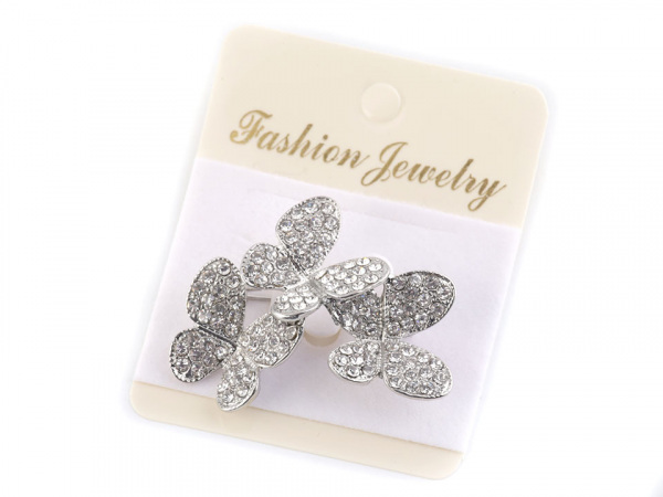 Brož / svatební ozdoba kytice - motýlci