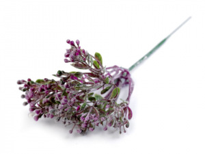 Umělý nevěstin závoj ojíněný k aranžování