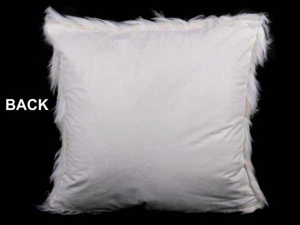 Chlupatý povlak na polštář 45x45 cm