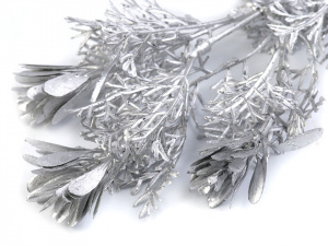 Vánoční větvička se šiškou a glitry