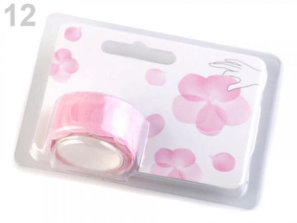 Washi samolepky květ, čtyřlístek