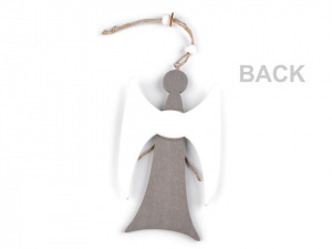 Dřevěný anděl k zavěšení