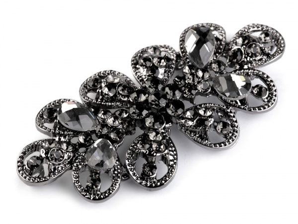 Štrasové zapínání 34x70 mm