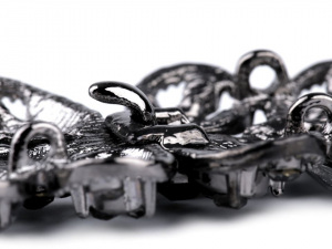 Štrasové zapínání 34x70 mm