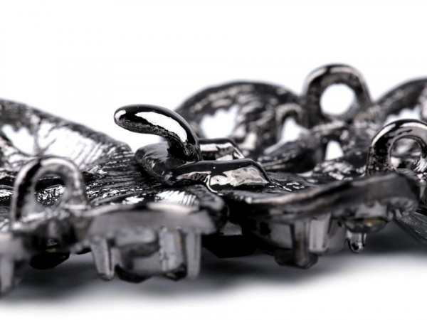 Štrasové zapínání 34x70 mm